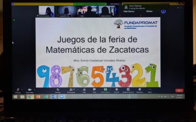Webinario sobre Juegos de la Feria de Matemáticas de Zacatecas