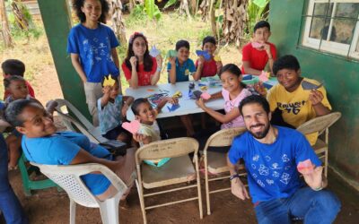 Origami Workshop at the Nueva Luz No. 2 Community Center in Burunga