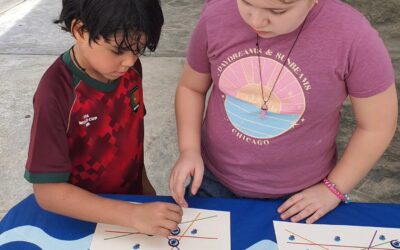 Stand de FUNDAPROMAT en el Bazar de Niños Emprendedores del Colegio Alemán del Istmo