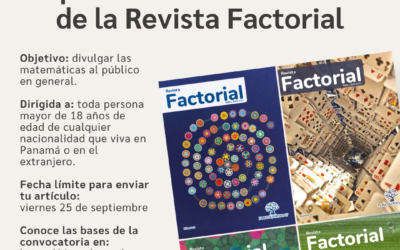 Convocatoria de Artículos para el Sexto Número de la Revista Factorial